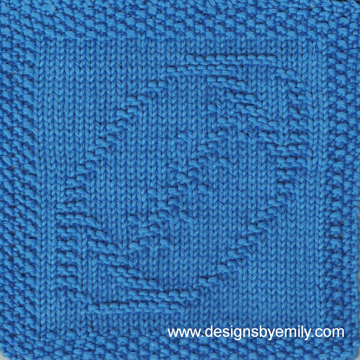American Football Knit Dishcloth Pattern
